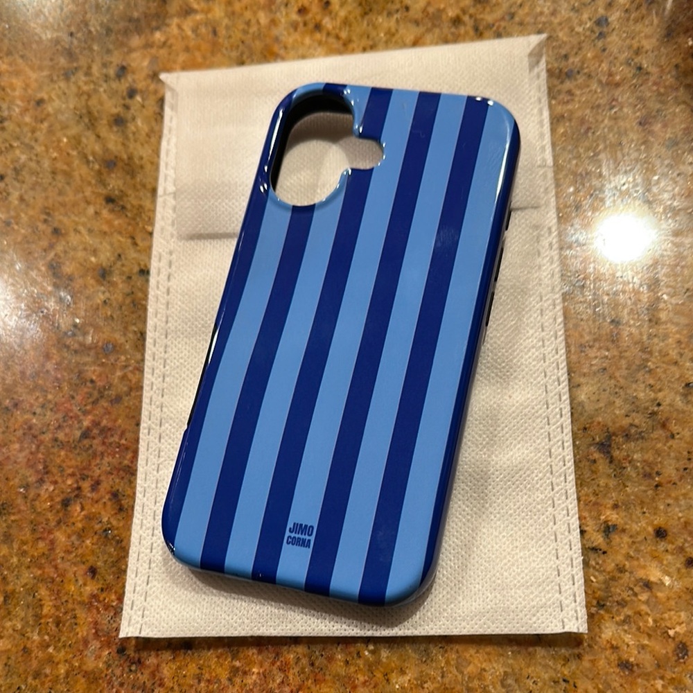 Blue Striped Phone Case